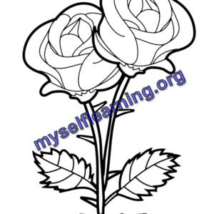 Flowers Coloring Sheet 10 | Instant Download