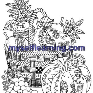 Relaxing Coloring Sheet for Adults 10 | Instant Download