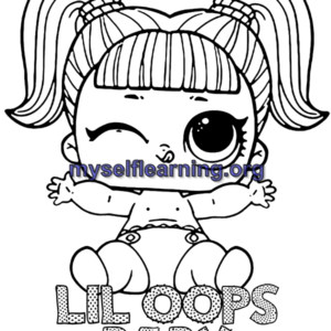 Cute Baby Dolls Coloring Sheet 11 | Instant Download