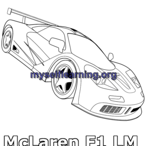 Motorcars Coloring Sheet 11 | Instant Download