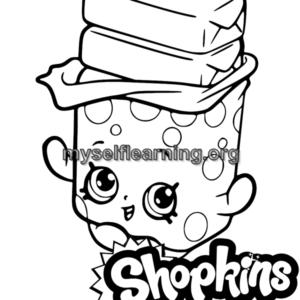 Shop Kins Cartoons Coloring Sheet 11 | Instant Download