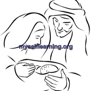 Christian Religion Coloring Sheet 12 | Instant Download