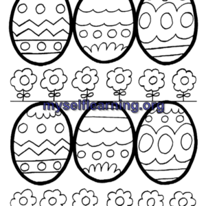 Easter Celebration Coloring Sheet 12 | Instant Download