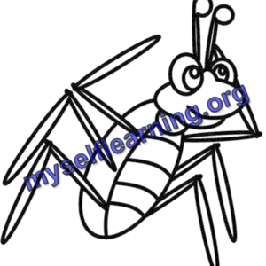 Insects Coloring Sheet 12 | Instant Download