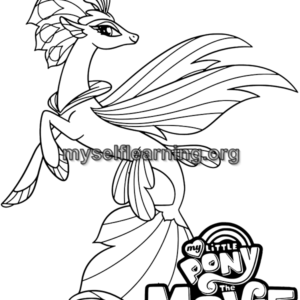 Little Pony Cartoons Coloring Sheet 12 | Instant Download
