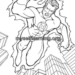 Super Man Cartoons Coloring Sheet 13 | Instant Download