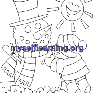 Winter Coloring Sheet 13 | Instant Download