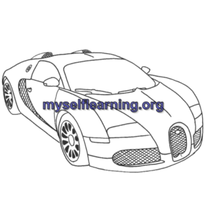 Motorcars Coloring Sheet 14 | Instant Download