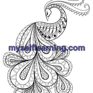 Relaxing Coloring Sheet for Adults 15 | Instant Download