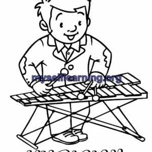 Profession Role Play Characters Coloring Sheet 17 | Instant Download