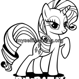 Little Pony Cartoons Coloring Sheet 19 | Instant Download