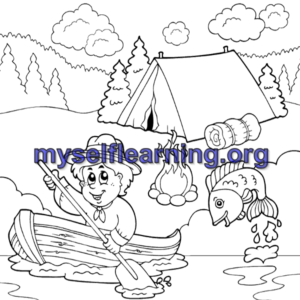 Summer Coloring Sheet 19 | Instant Download