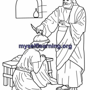 Christian Religion Coloring Sheet 1 | Instant Download