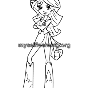 Little Pony Cartoons Coloring Sheet 1 | Instant Download