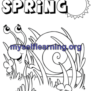 Spring Coloring Sheet 1 | Instant Download