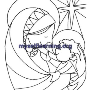 Christian Religion Coloring Sheet 20 | Instant Download