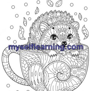Relaxing Coloring Sheet for Adults 20 | Instant Download