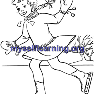Winter Coloring Sheet 20 | Instant Download