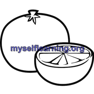 Fruits Coloring Sheet 21 | Instant Download