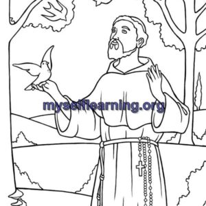 Christian Religion Coloring Sheet 22 | Instant Download