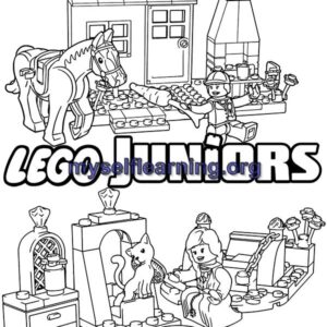 Lego Characters Coloring Sheet 22 | Instant Download