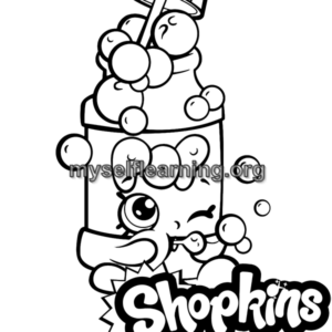 Shop Kins Cartoons Coloring Sheet 22 | Instant Download