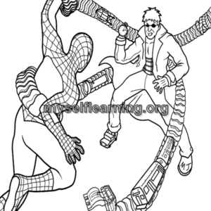Spiderman Cartoons Coloring Sheet 22 | Instant Download