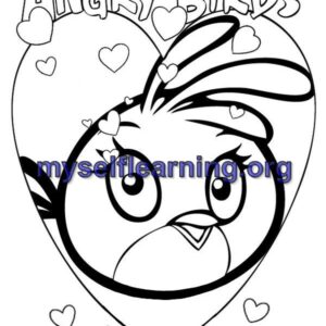 Angry Birds Coloring Sheet 23 | Instant Download