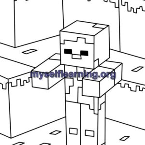 Minecraft Games Coloring Sheet 23 | Instant Download