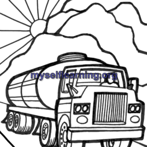 Motorcars Coloring Sheet 23 | Instant Download