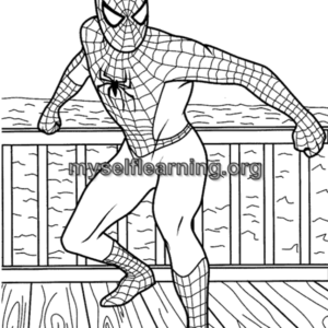 Spiderman Cartoons Coloring Sheet 23 | Instant Download
