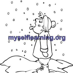 Winter Coloring Sheet 23 | Instant Download