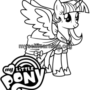 Little Pony Cartoons Coloring Sheet 24 | Instant Download