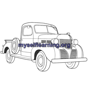 Motorcars Coloring Sheet 24 | Instant Download