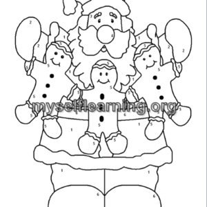 Coloring By Number Education Sheet 25 | Instant Download