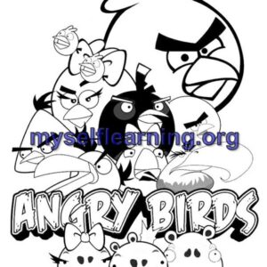 Angry Birds Coloring Sheet 26 | Instant Download