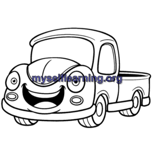 Motorcars Coloring Sheet 26 | Instant Download