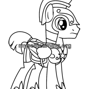 Little Pony Cartoons Coloring Sheet 27 | Instant Download