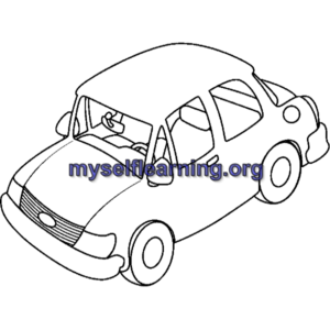 Motorcars Coloring Sheet 27 | Instant Download