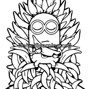Minions Cartoons Coloring Sheet 28 | Instant Download