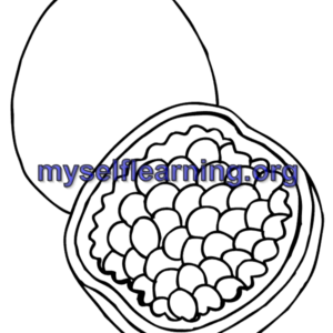 Fruits Coloring Sheet 29 | Instant Download