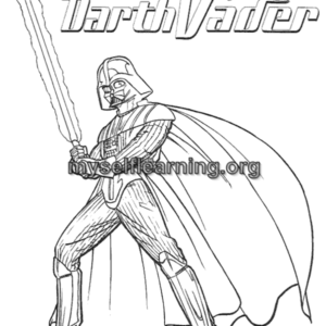 Star Wars Cartoons Coloring Sheet 29 | Instant Download