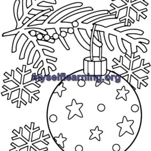 christmas Celebration Coloring Sheet 2 | Instant Download