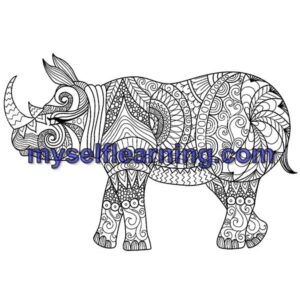 Relaxing Coloring Sheet for Adults 30 | Instant Download