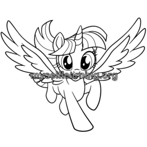 Little Pony Cartoons Coloring Sheet 31 | Instant Download