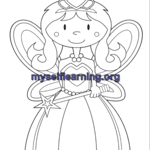 Princess Dolls Coloring Sheet 31 | Instant Download