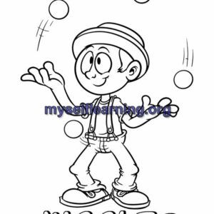 Profession Role Play Characters Coloring Sheet 31 | Instant Download