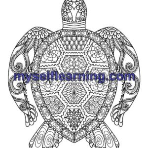 Relaxing Coloring Sheet for Adults 31 | Instant Download