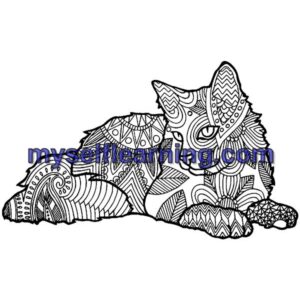 Relaxing Coloring Sheet for Adults 32 | Instant Download