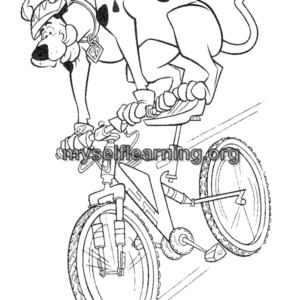 Scooby Doo Cartoons Coloring Sheet 32 | Instant Download